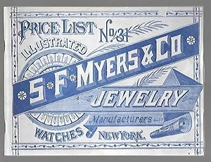 Seller image for S. F. Myers & Co. Jewelry Price List No. 31 for sale by K. L. Givens Books