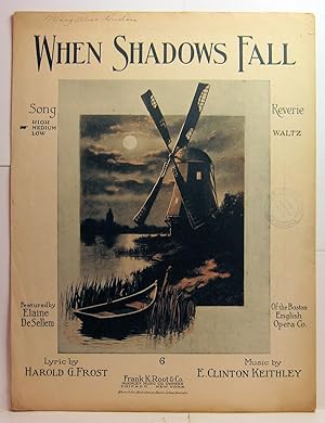 Seller image for WHEN SHADOWS FALL REVERIE WALTZ for sale by Rose City Books