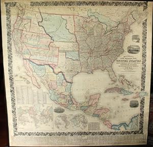 Mitchell's new national map, exhibiting the United States, with the North American British Provin...