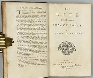 The Life of the honourable Robert Boyle