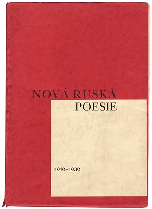 Imagen del vendedor de Nov rusk poesie 1910 - 1930. a la venta por Sims Reed Ltd ABA ILAB