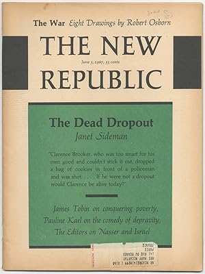 Image du vendeur pour The New Republic 2740 - June 1967 (Volume 156, Number 22) mis en vente par Between the Covers-Rare Books, Inc. ABAA