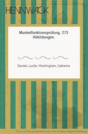 Seller image for Muskelfunktionsprfung. 273 Abbildungen. for sale by HENNWACK - Berlins grtes Antiquariat