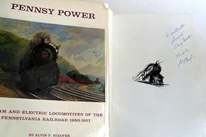 Bild des Verkufers fr Pennsy Power: Steam and Electric Locomotives of the Pennsylvania Railroad, 1900-1957 zum Verkauf von Trilby & Co. Books