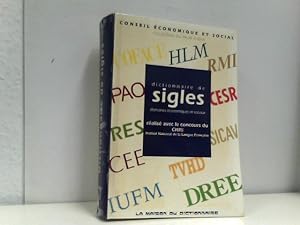 Dictionnaire de sigles domaines economiques et sociaux