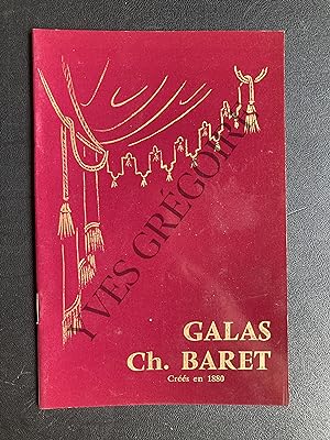 4 PIECES SUR JARDIN-BARILLET ET GREDY-PROGRAMME TOURNEES CH. BARET-SAISON 1972-73