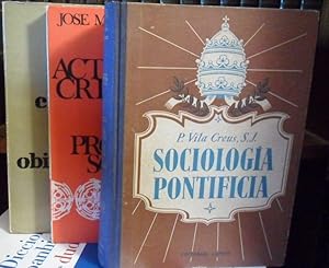 Immagine del venditore per MIS CINCO AOS DE OBISPO OBRERO + SOCIOLOGA PONTIFICIA + ACTITUDES CRISTIANAS ANTE LOS PROBLEMAS SOCIALES (3 libros) venduto da Libros Dickens