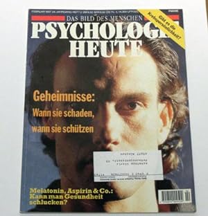 PSYCHOLOGIE HEUTE DAS BILD DES MENSCHEN: 1997 Februar Themen ua: Geheimnisse: Wann sie schaden, w...