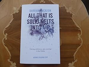 Seller image for All That is Solid Melts Into Air: MINT SIGNED & pre PUBLICATION DAY DATED LIMITED EDITION PROOF for sale by Welcombe Books