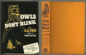 Seller image for Owls Don't Blink for sale by Mystery Cove Book Shop
