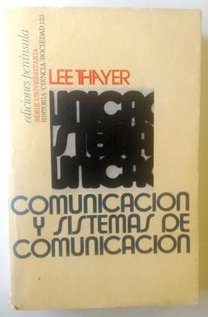 Imagen del vendedor de Comunicación y sistemas de comunicación a la venta por Librería Salvalibros Express