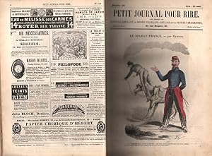 Image du vendeur pour PETIT JOURNAL POUR RIRE,56 numros continus, annes 1858-1859. mis en vente par Librairie Dhouailly