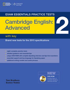 Imagen del vendedor de Exam Essentials Practice Tests 2 : Cambridge English: Advanced (CAE): With Key a la venta por GreatBookPrices