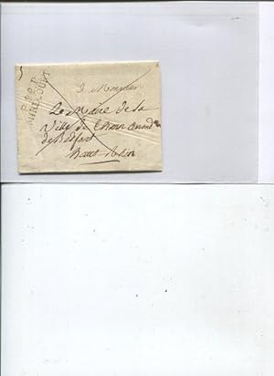 P.82.P. Mirecourt L2 klarr auf Frankobrief mit Inhalt nach Thann,1827. Frankreich.