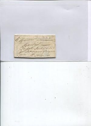P.8.P. St. Girons, L2 klar auf Frankobrief mit Inalt nach Pamiers,1826. Frankreich.