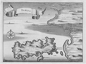 Seller image for Samos (Map of the island). for sale by Antiquariat Ruthild Jger