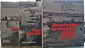 Reichs- und Kriegsmarine geheim 1919-1945. 2.A. Deutsche U-Boote geheim 1935  1945. 3.A. Kaiserl...