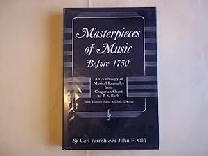 Masterpieces of Music before 1750