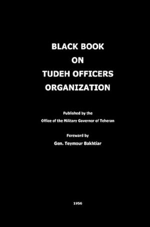 Bild des Verkufers fr Black Book on Tudeh Officers Organization zum Verkauf von AHA-BUCH GmbH
