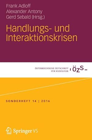 Bild des Verkufers fr Handlungs- und Interaktionskrisen zum Verkauf von AHA-BUCH GmbH