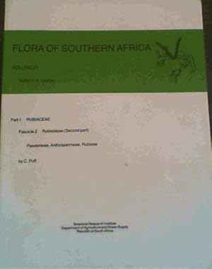 Seller image for Flora of Southern Africa Series, Vol. 31 (Flora of Southern Africa) Part 1 : RubiaceaeLei for sale by Chapter 1