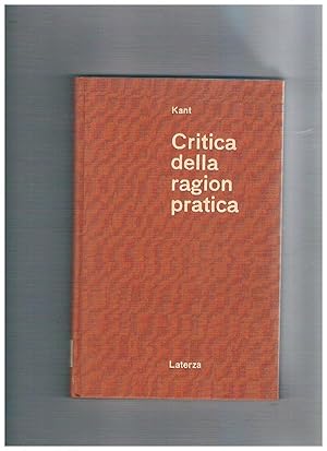 Seller image for Critica della ragione pratica. for sale by Libreria Gull