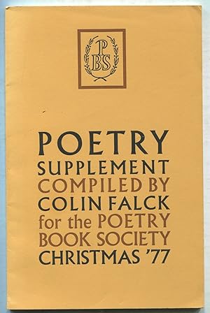Seller image for Poetry Supplement: Christmas 1977 for sale by Between the Covers-Rare Books, Inc. ABAA