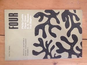 Image du vendeur pour Critical Quarterly Poetry Supplement Number 9 : Four mis en vente par Ripping Yarns