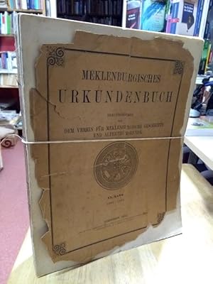 Bild des Verkufers fr Meklenburgisches (Mecklenburgisches) Urkundenbuch. XX. (20.) Band. 1381-1385. Herausgegeben von dem Verein fr Meklenburgische (Mecklenburgische) Geschichte und Alterthumskunde (Altertumskunde). zum Verkauf von NORDDEUTSCHES ANTIQUARIAT