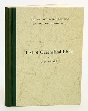 Seller image for List of Queensland birds. for sale by Andrew Isles Natural History Books