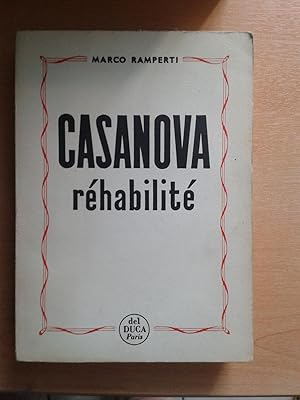 Seller image for Casanova rhabilit for sale by Librairie des Possibles