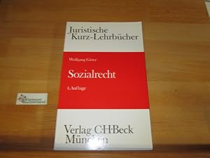 Seller image for Sozialrecht : ein Studienbuch. von / Juristische Kurz-Lehrbcher for sale by Antiquariat im Kaiserviertel | Wimbauer Buchversand