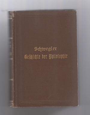 Imagen del vendedor de Geschichte der Philosophie im Umriss. Ein Leitfaden zur bersicht. a la venta por Allguer Online Antiquariat