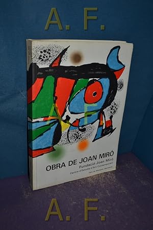 Seller image for Obra de Joan Mir. Pintura, escultura i sobreteixims a la collecci de la Fundaci. Katalog: Knstlerhaus Wien (mehrsprachig: deutsch [de] english [en] espanol [es] francais [fr]) for sale by Antiquarische Fundgrube e.U.