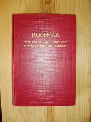 Rocenka Spolecnosti pro Dejiny Zidu v Ceskoslovenske Republice: Sedmy Rocnik