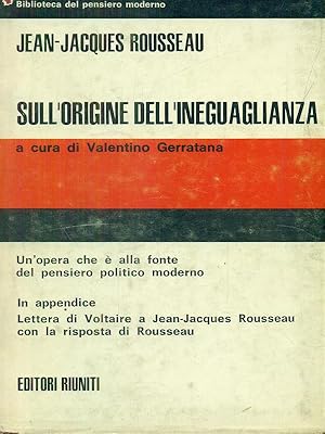 Sull'origine dell'ineguaglianza