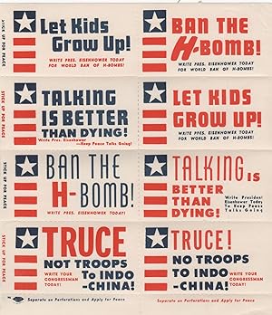 Ban The H-Bomb Stickers