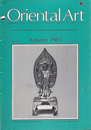 Oriental Art New Series Vol. XXIX No. 3 Autumn 1983