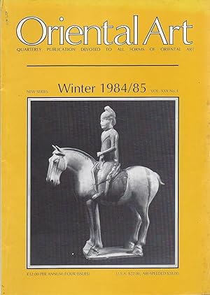 Oriental Art New Series Vol. XXX No. 4 Winter 1984/85