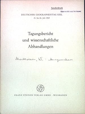 Bild des Verkufers fr Ansprachen zum Deutschen Geograhentag Kiel 21. bis 26. Juli 1969; zum Verkauf von books4less (Versandantiquariat Petra Gros GmbH & Co. KG)