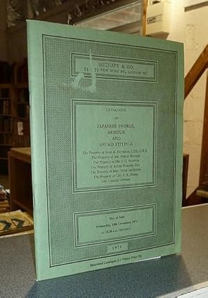 Catalogue of Japanese swords, armour and sword fittings. Sotheby & Co. Day of sale : Wednesday, 1...