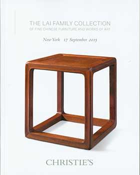 The Lai Family Collection Of Fine Chinese Furniture And Works Of Art. New York. September 17, 201...