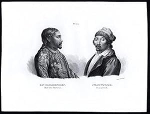 Ein Tartarenchef - Iwanowitsch'. Chef des Tartares (A Tatar / Tartarian chief - Feodor Iwanowitsch.)