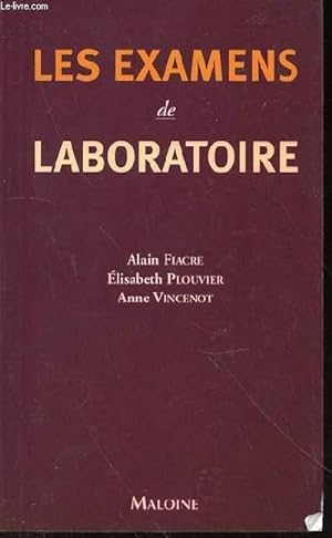 Bild des Verkufers fr LES EXAMENS DE LABORATOIRE. zum Verkauf von Le-Livre