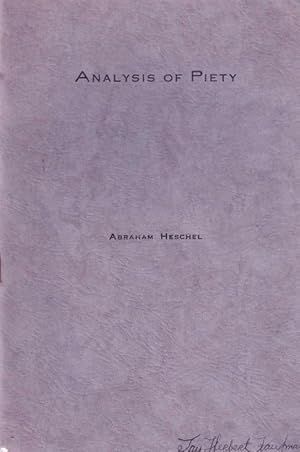 ANALYSIS OF PIETY