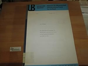 Bild des Verkufers fr Die Geschichte des Zentrums fr Wissenschaft und Berufliche Praxis in der Universitt Bielefeld von 1965 [neunzehnhundertfnfundsechzig] bis 1974 [neunzehnhundertvierundsiebzig]. Materialien des Zentrums fr Wissenschaft und Berufliche Praxis in der Universitt Bielefeld ; H. 2 zum Verkauf von Antiquariat im Kaiserviertel | Wimbauer Buchversand