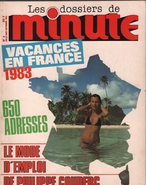 Les dossiers de minute n° 2 / vacances en france 1983