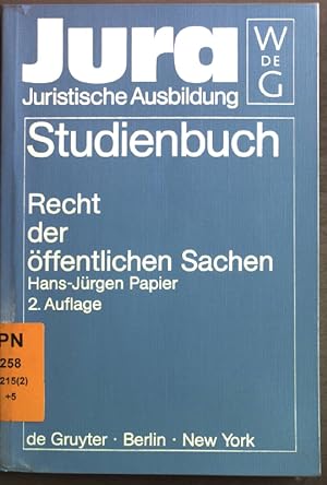 Seller image for Recht der ffentlichen Sachen. Jura-Studienbuch for sale by books4less (Versandantiquariat Petra Gros GmbH & Co. KG)