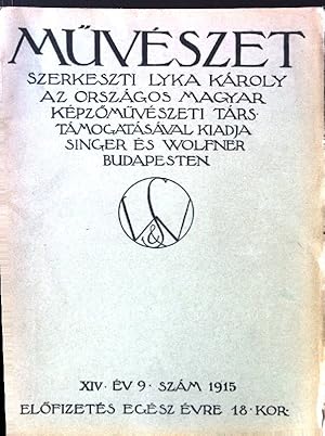 Seller image for A Hallgatk Rippl-Rnai Jzsef Rajza; in: XIV. EV, 9. sz; Mvszet: Az Orszgos Magyar Kpzmvszeti Trsulat Tmogatsval Kiadja Singer s Wolfner for sale by books4less (Versandantiquariat Petra Gros GmbH & Co. KG)