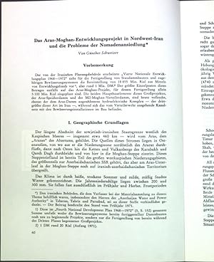 Seller image for Das Aras-Mogha-Entwicklungsprojekt in Nordwest-Iran und die Probleme der Nomadensiedlung; for sale by books4less (Versandantiquariat Petra Gros GmbH & Co. KG)